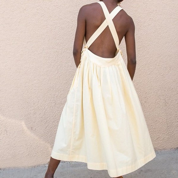 Electric Feathers traveling pinafore dress - Picture 2 of 8